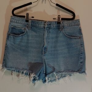 Ambercombie & Fitch The 99s Relaxed Cutoff Shorts High Rise